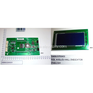 KONE Lift AVDLCD Hall Indikator Board KM863250G01